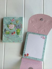 Embossed Purse Pad - Lovely Cupcake