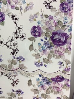 Photo2: Embossed Purse Pad - Blooming Purple