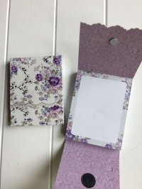 Embossed Purse Pad - Blooming Purple