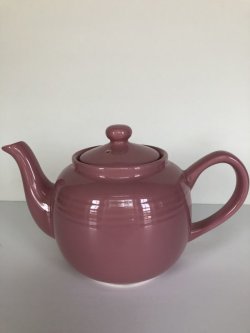 Photo1: Ceramic Tea Pot - Sierra Rose