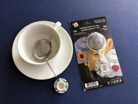Tea Strainer Mesh Bowl with Teacup