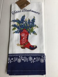Texas Bluebonnets Tea Towel