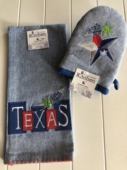 Photo1: Kay Dee Design - Embroidery Tea Towel