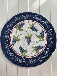 Placemats - Kay Dee Design Braided Place Mat-Blue Bonnets