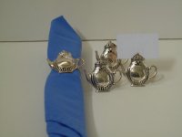 Teapot Napkin Ring / Name Card Holder