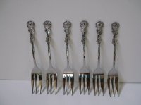 Rose Handle Fork Set of 6