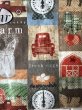 Photo2: Cocktail Napkin - Country Patchwork (2)