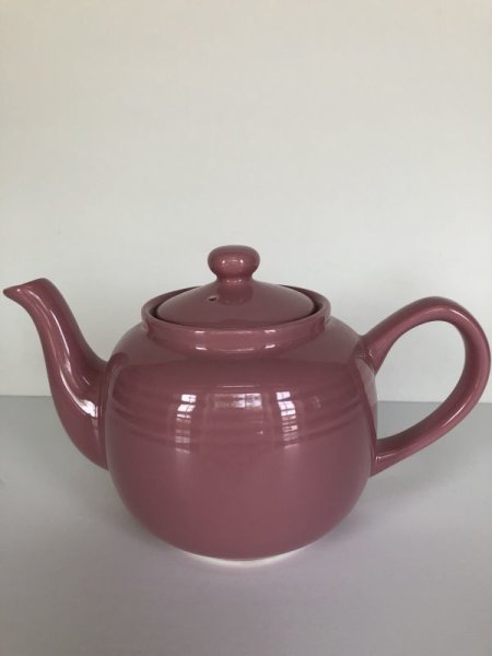 Photo1: Ceramic Tea Pot - Sierra Rose (1)