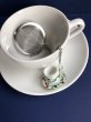 Photo3: Tea Strainer Mesh Bowl with Teacup (3)