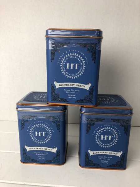 Photo1: HT Tea Blend - Blueberry Green Tea (1)