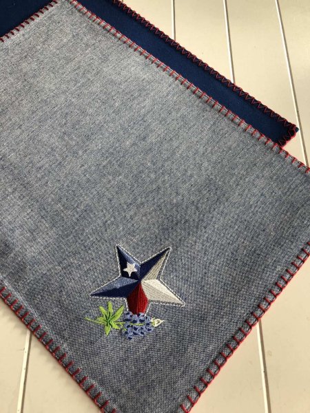 Photo1: Kay Dee Design - Texas Star Place Mats (1)